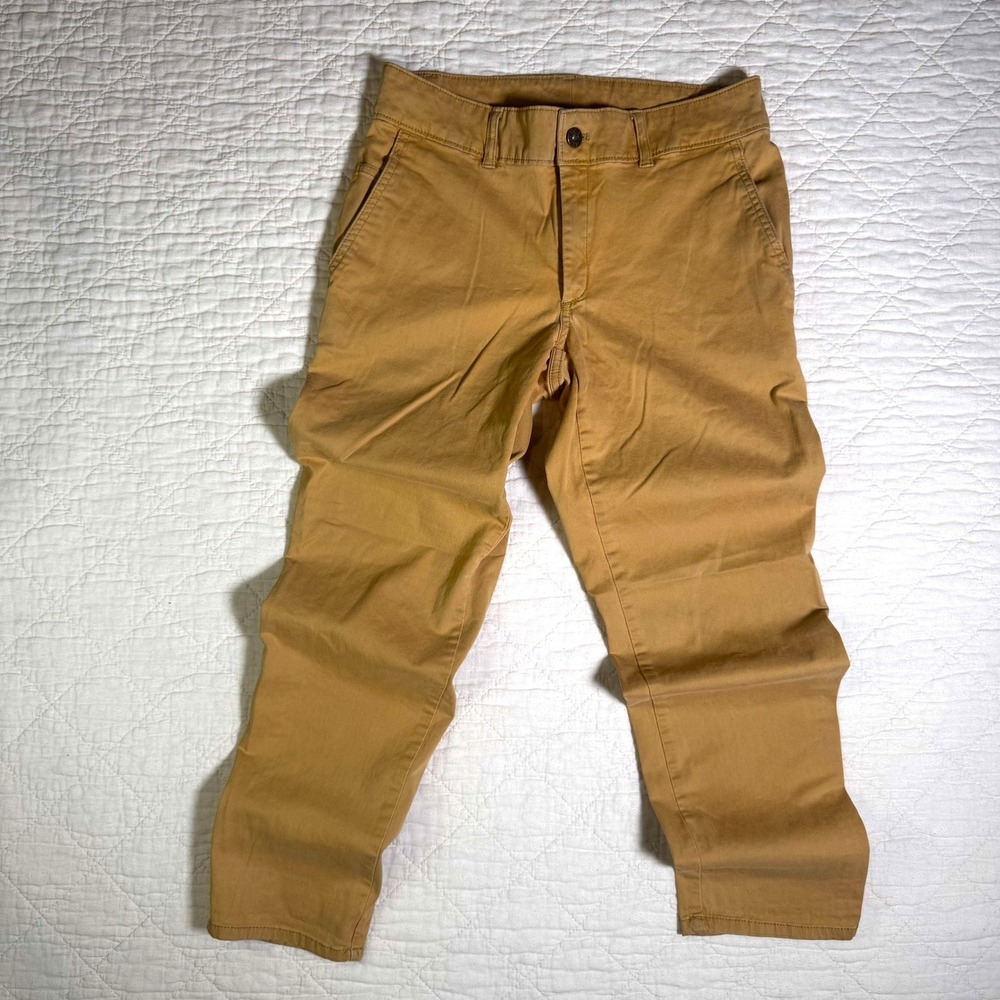 The North Face Women Tan Chino Pants Straight‎ Leg Khaki Gorpcore Size 2